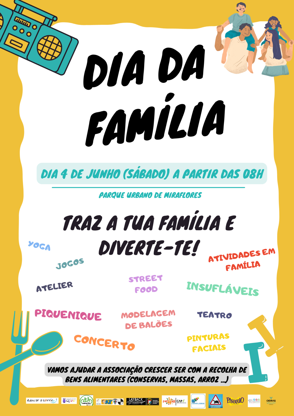Cartaz Dia da Família – O Correio da Linha